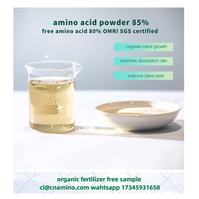 Soy Protein Hydrolysate Organic Nitrogen Fertilizer Amino Acid 85% NPK 16-0-0