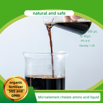 Amino Acid Chelate Microelement Liquid Fertilizer Include CuFeZnMnBMo Trace Element