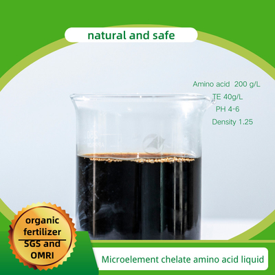 Amino Acid Chelate Microelement Liquid Fertilizer Include CuFeZnMnBMo Trace Element