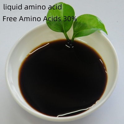 Bio Dark Brown Liquid Free Amino Acid Organic Fertilizer 30% For Drip Irrigation