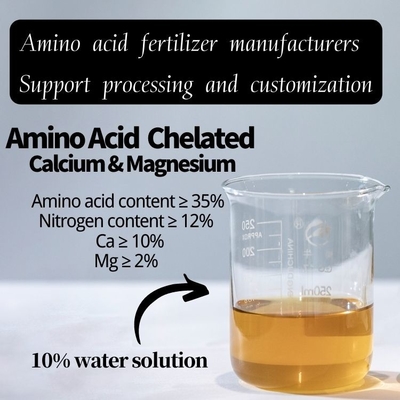 Agricultural Amino Acid Powder Fertilizer Chelated Calcium Magnesium Water Soluble