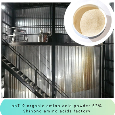 Ph7-9 Amino Acid Fertilizer Powder 52% Alkaline No Caking Water Soluble
