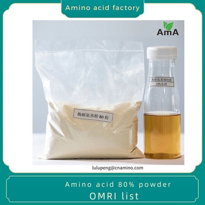 Hydrolysate Protein Amino Acid Organic Fertilizer Amino Acid 80% Powder