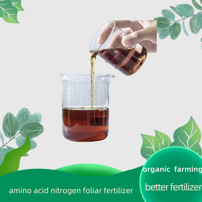 Organic Nitrogen 8%  Amino Acid Biostimulants Fertilizer 2-Year Shelf Life Golden Liquid Material