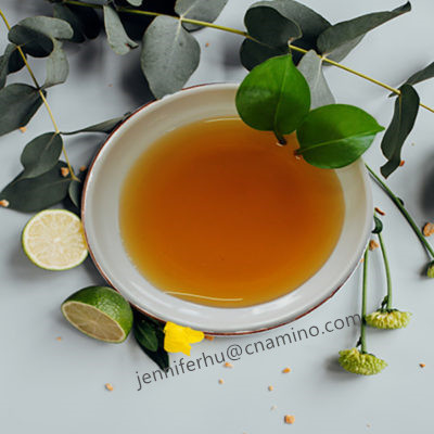 Organic Plant Fertilizer Solution with 50% Peptides Yellow Liquid