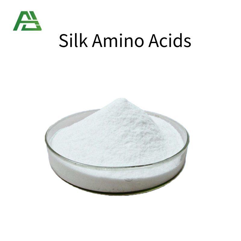 pH 5-7 Silk Amino Acid Silk Fibroin White Powder Total Nitrogen 14.5% Cosmetics Raw Material